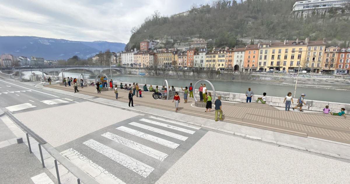 Grenoble. Voie cyclable, coin détente… Quel avenir pour les quais de l’Isère ?