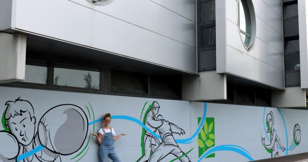 une fresque géante pour le centre Camille Claus
