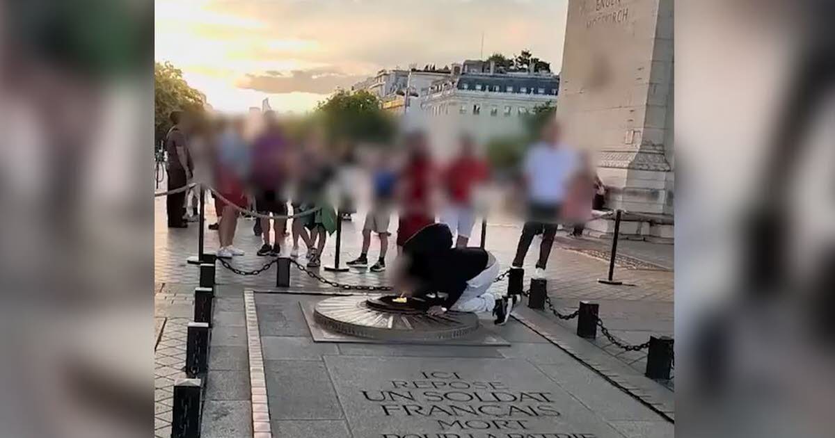Paris. Trois mois de prison avec sursis pour celui qui a allumé sa cigarette avec la flamme du Soldat inconnu