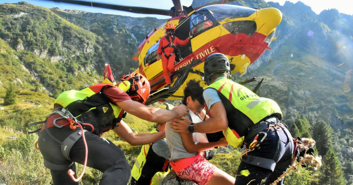 Isère. Chute de 30 mètres en randonnée, chute en VTT… Journée dense pour les secours en montagne