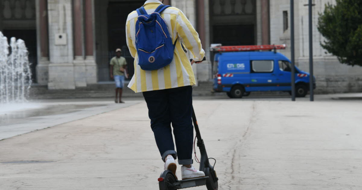 Saint-Etienne. Interpellé en trottinette électrique, il avait des stupéfiants sur lui