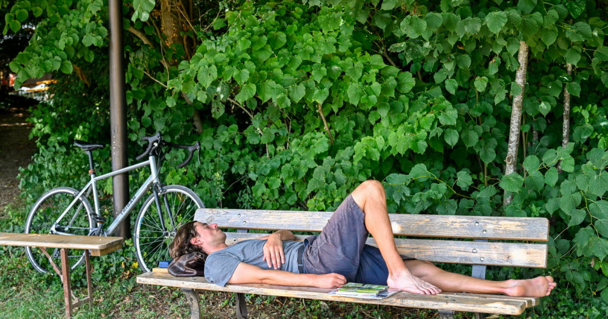 Nancy sous un pic de canicule