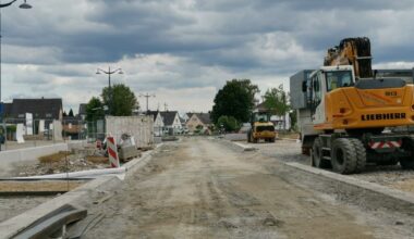 les aménagements extérieurs de la mairie en plein chambardement