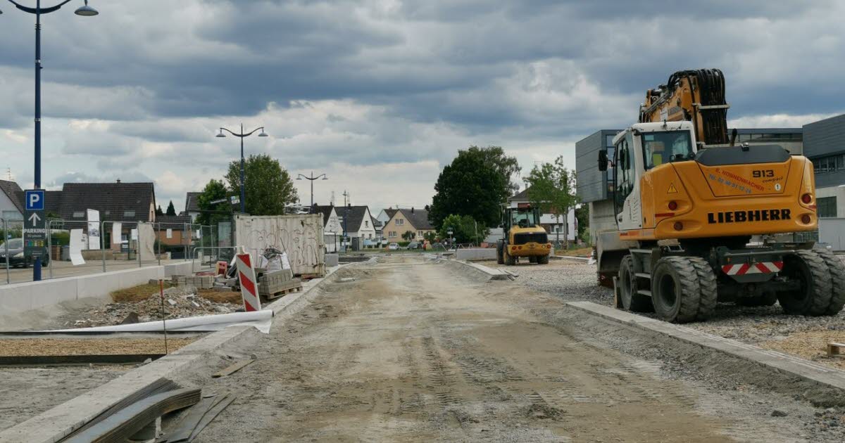 les aménagements extérieurs de la mairie en plein chambardement
