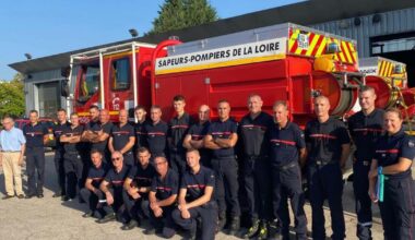 des pompiers ligériens en renfort dans le sud de la France