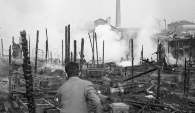 En images. Un incendie ravage un bidonville à Lyon... Dans les archives du Progrès en 1960