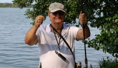rencontre avec des pêcheurs du canal de Jonage