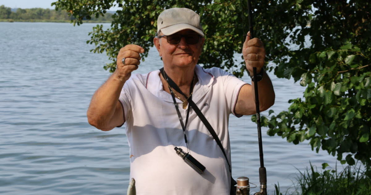 rencontre avec des pêcheurs du canal de Jonage