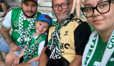 des Vauclusiens au stade de Saint-Etienne pour supporter l’ASSE