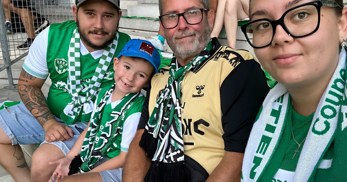 des Vauclusiens au stade de Saint-Etienne pour supporter l’ASSE