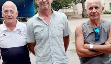 triplette gagnante de joueurs locaux au concours « aînés »