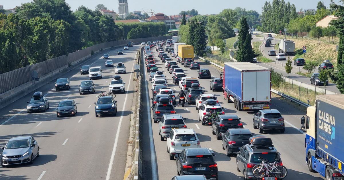 Circulation. Un bouchon de plus de 20 km sur l'A7 entre Marseille et Lyon