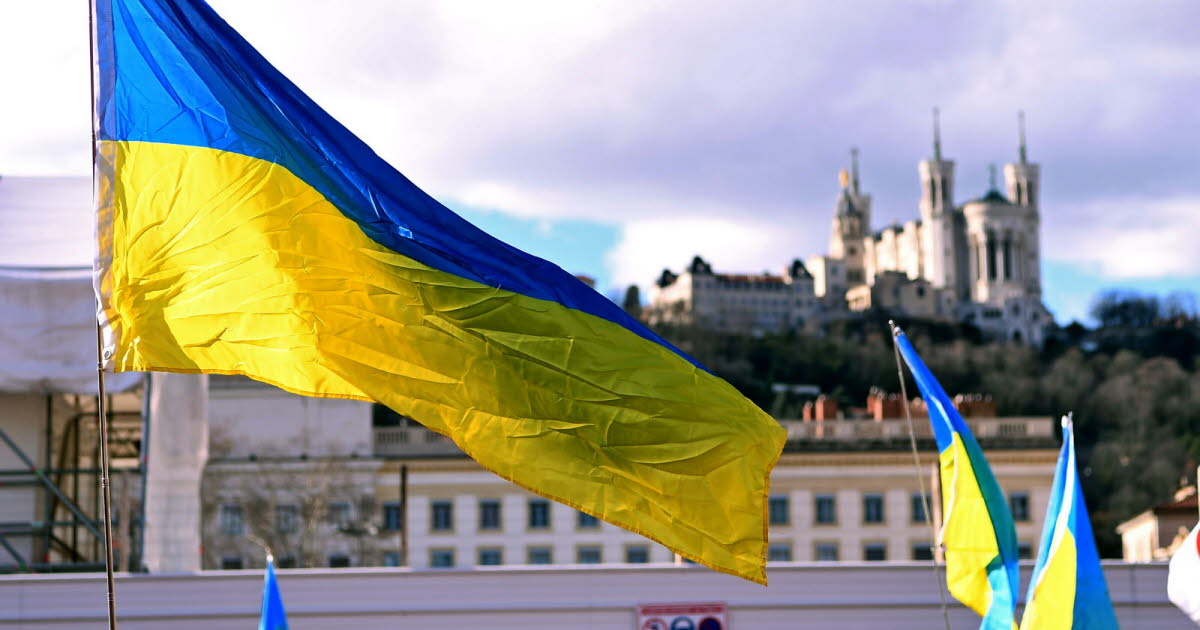 manifestation de soutien au peuple ukrainien ce dimanche à Lyon