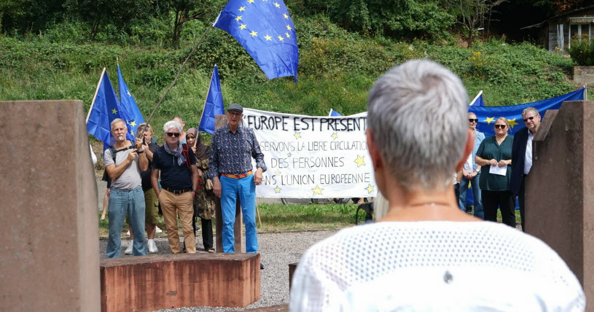 Wissembourg. Ils ont manifesté à Weiler pour défendre la liberté de circulation en Europe