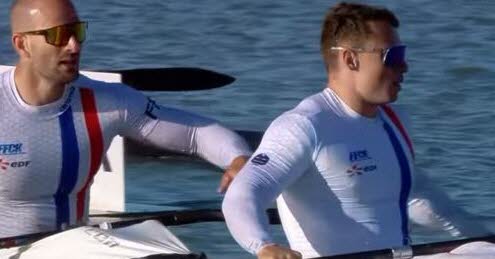 Francis Mouget et Quillian Koch terminent 2e  de la Finale B