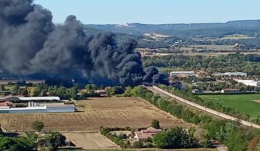 le feu désormais maîtrisé serait parti d'une déchetterie sauvage
