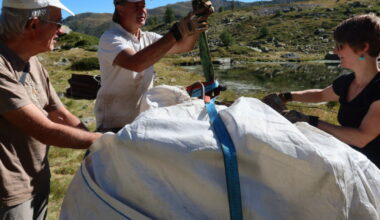 En images. Nouveau chantier de nettoyage pour Mountain Wilderness, cette fois-ci au lac Rond