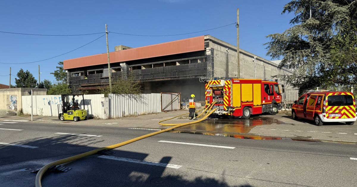 Métropole de Lyon. Un départ de feu dans les anciens locaux du Progrès à Chassieu