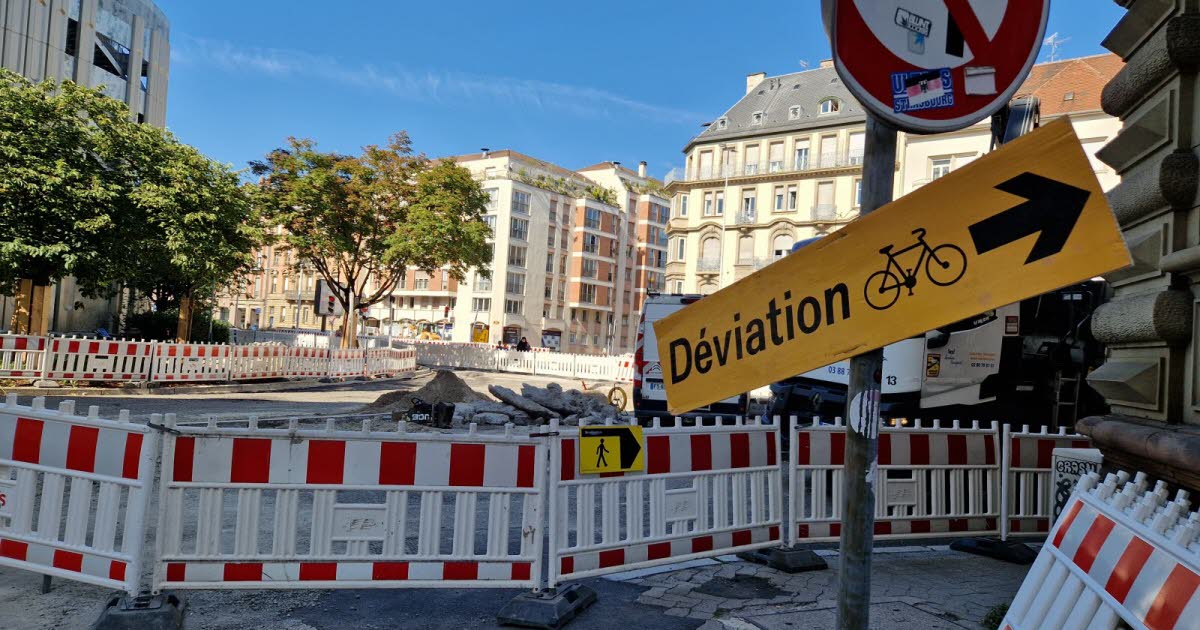 Strasbourg. Circulation autour des Halles : deux mois de perturbations