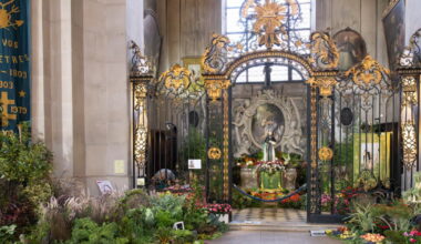 Nancy. Messe solennelle pour saint Fiacre, patron des jardiniers, à la cathédrale