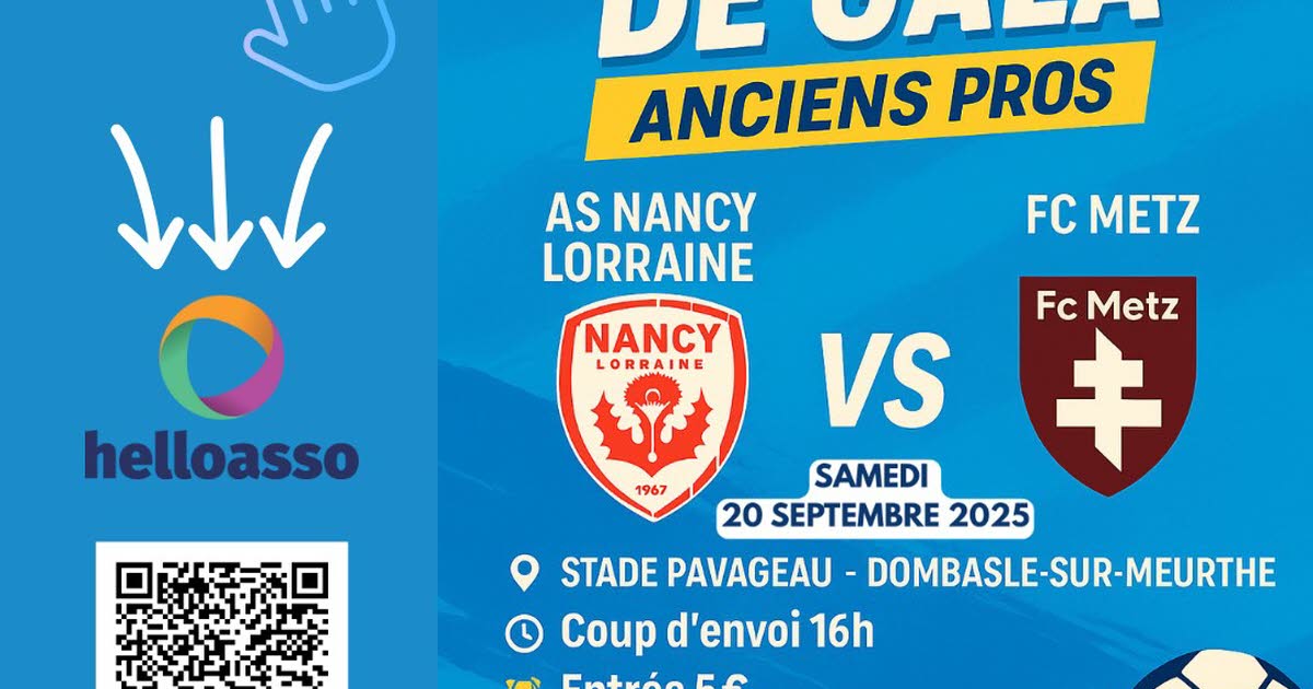 Coulisses. Un derby pour la bonne cause à Dombasle, un « ex » qui va jouer la Ligue des Champions avec un club chypriote... Les coulisses du match AS Nancy Lorraine