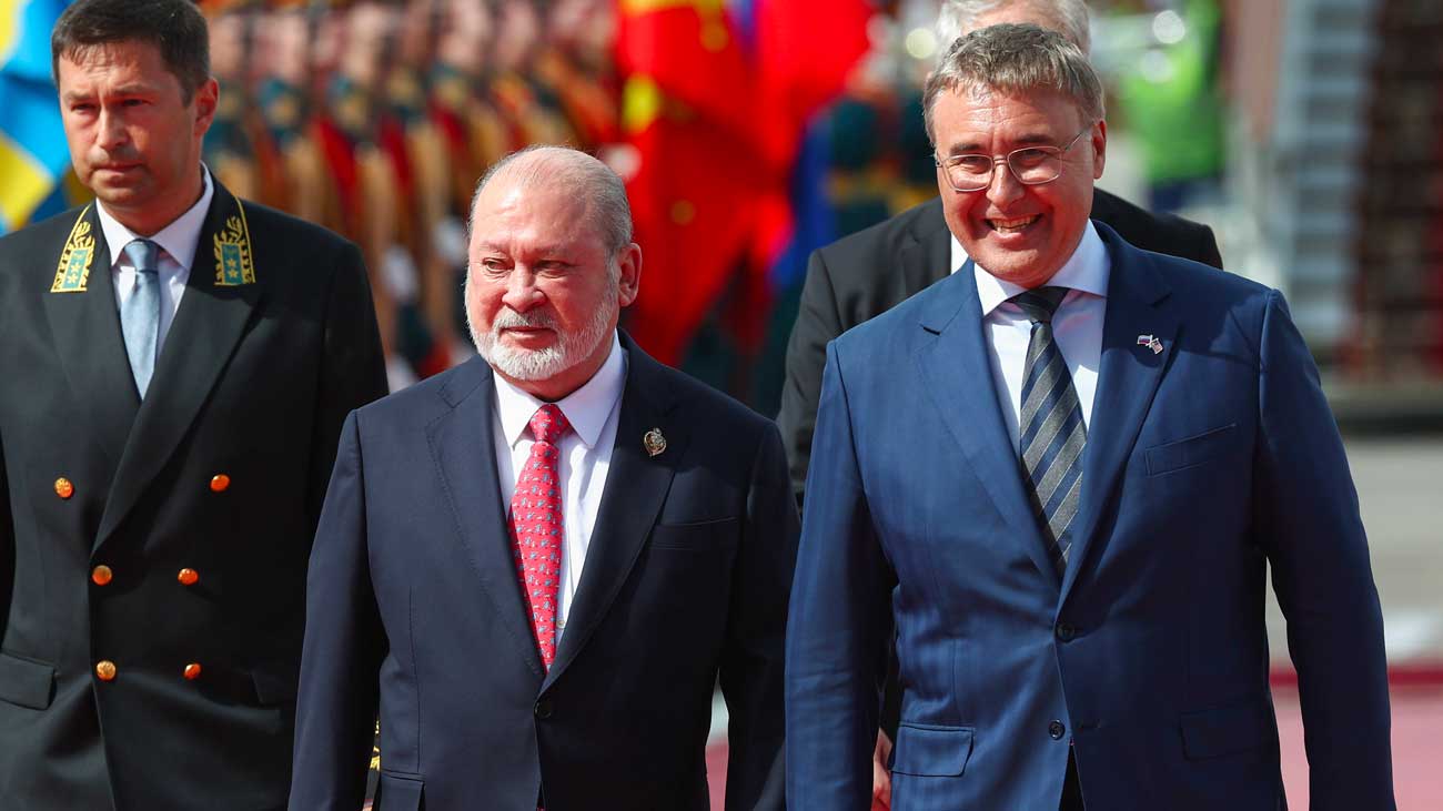 Le roi Ibrahim de Malaisie en visite d'État historique en Russie