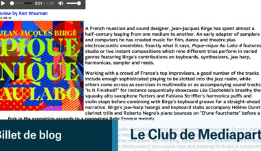 Pique-Nique au labo 4 (from the USA)