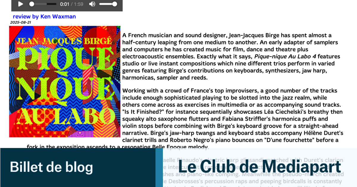 Pique-Nique au labo 4 (from the USA)