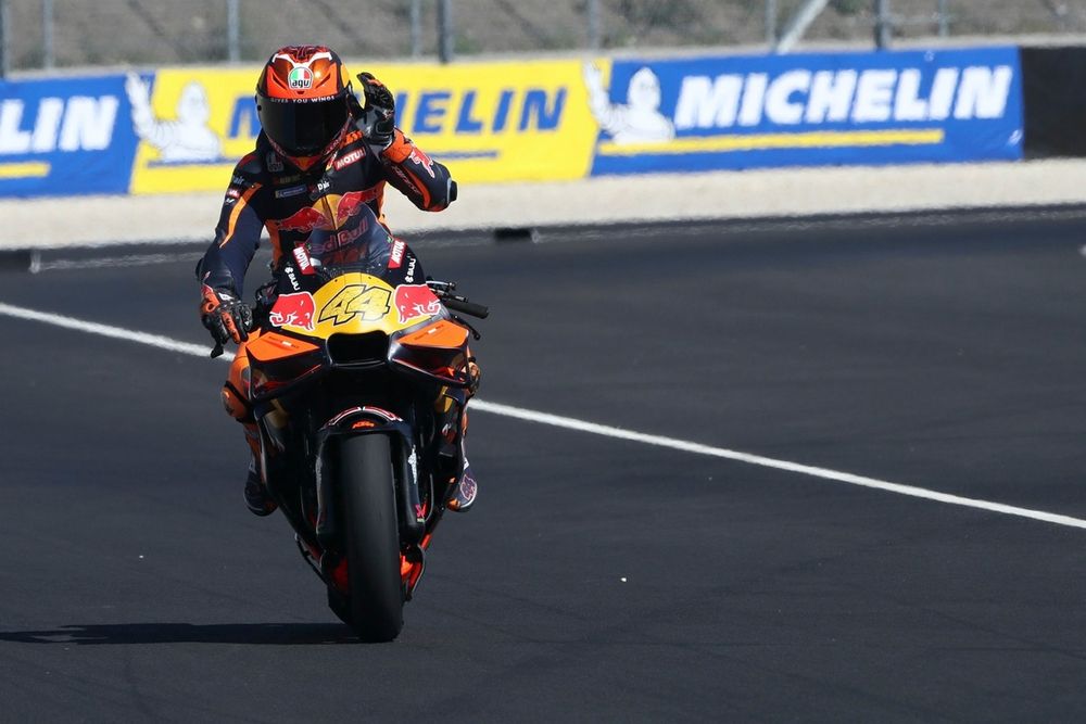 Pol Espargaro n'a pas boudé son plaisir au GP de Hongrie.