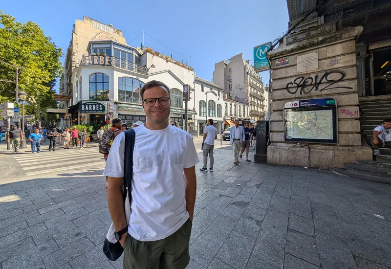 Aurélien Bacquet, à Barbès.