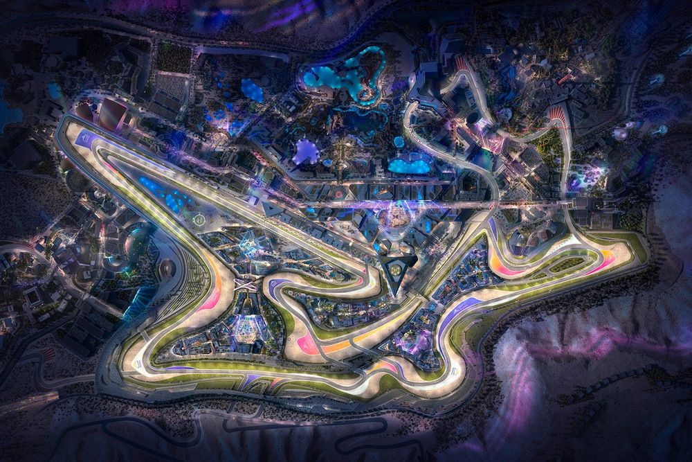 Le futur circuit de Qiddiya 