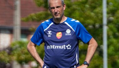 Alors que QRM a terminé la saison sur une très bonne dynamique, les départs plombent la reprise des joueurs de David Carré, dont l'attaque s'effrite au fur et à mesure que mercato s'écoule. ©Raphaël Forgues / QRM
