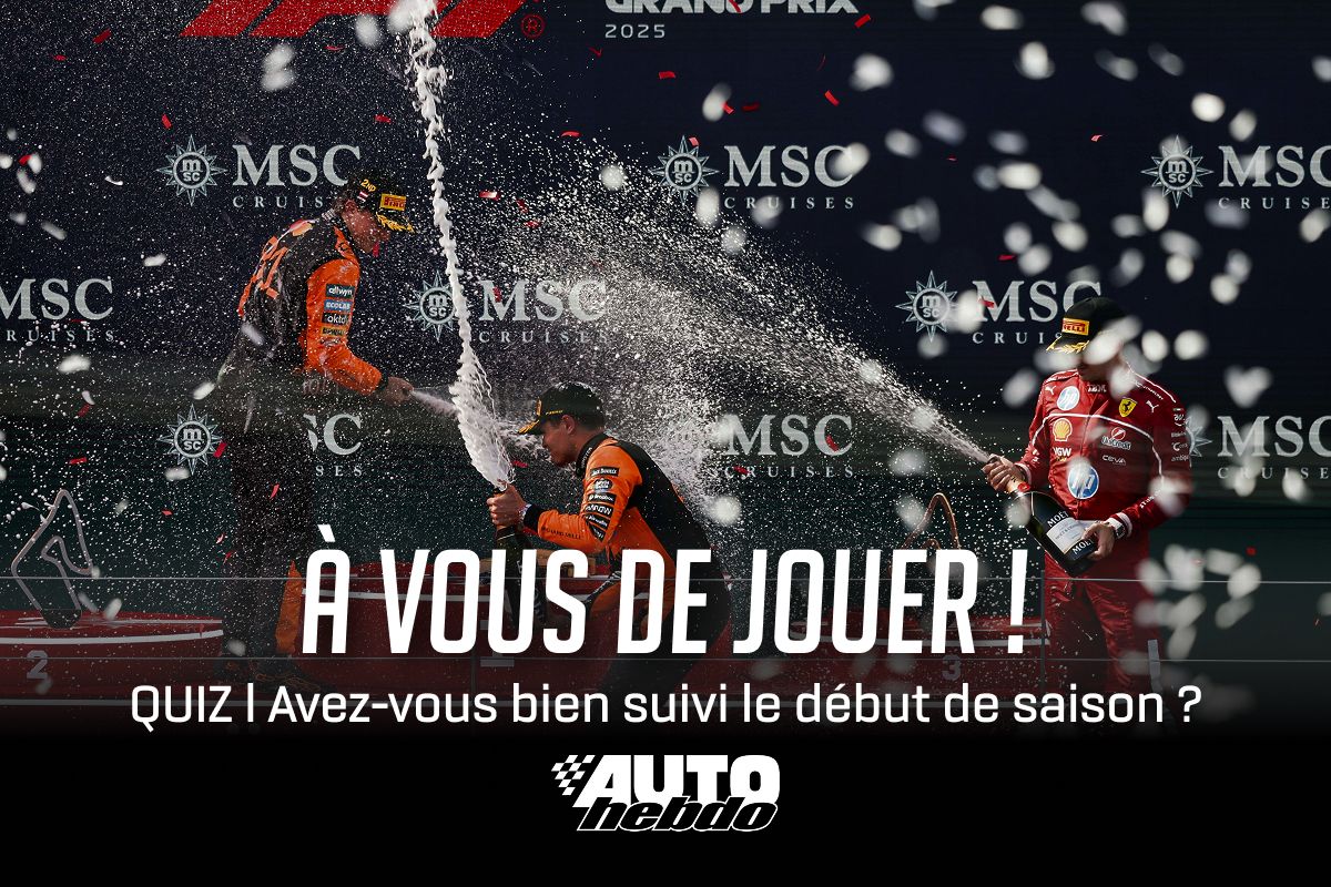 QUIZ - Testez vos connaissances sur la saison 2025 de Formule 1