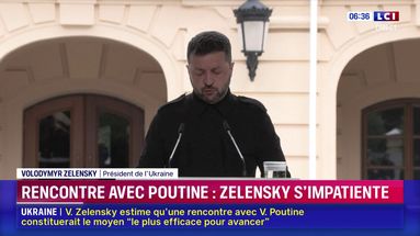 Rencontre avec Poutine : Zelensky s'impatiente