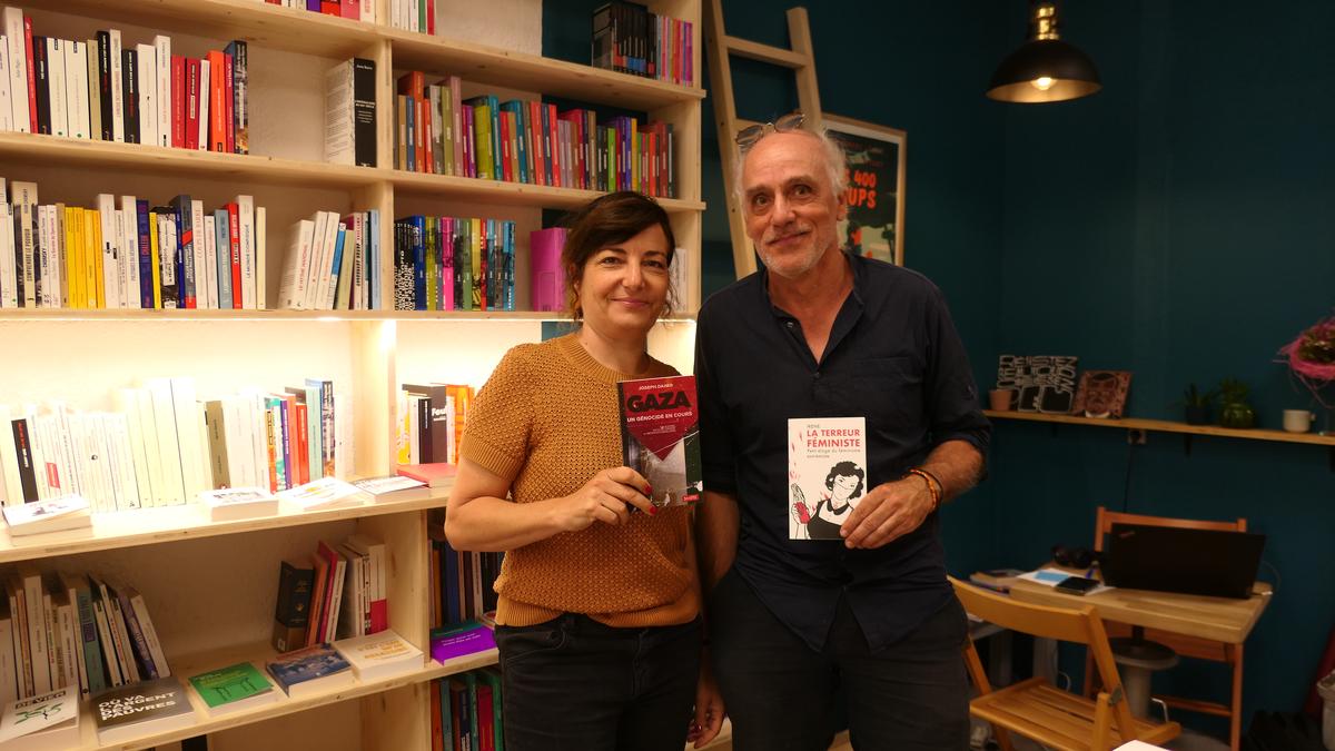 la librairie de Philippe Poutou, à la marge de la rentrée littéraire