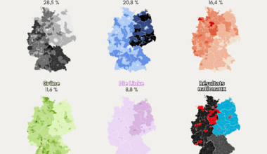 Elections allemandes : six cartes pour comprendre les résultats