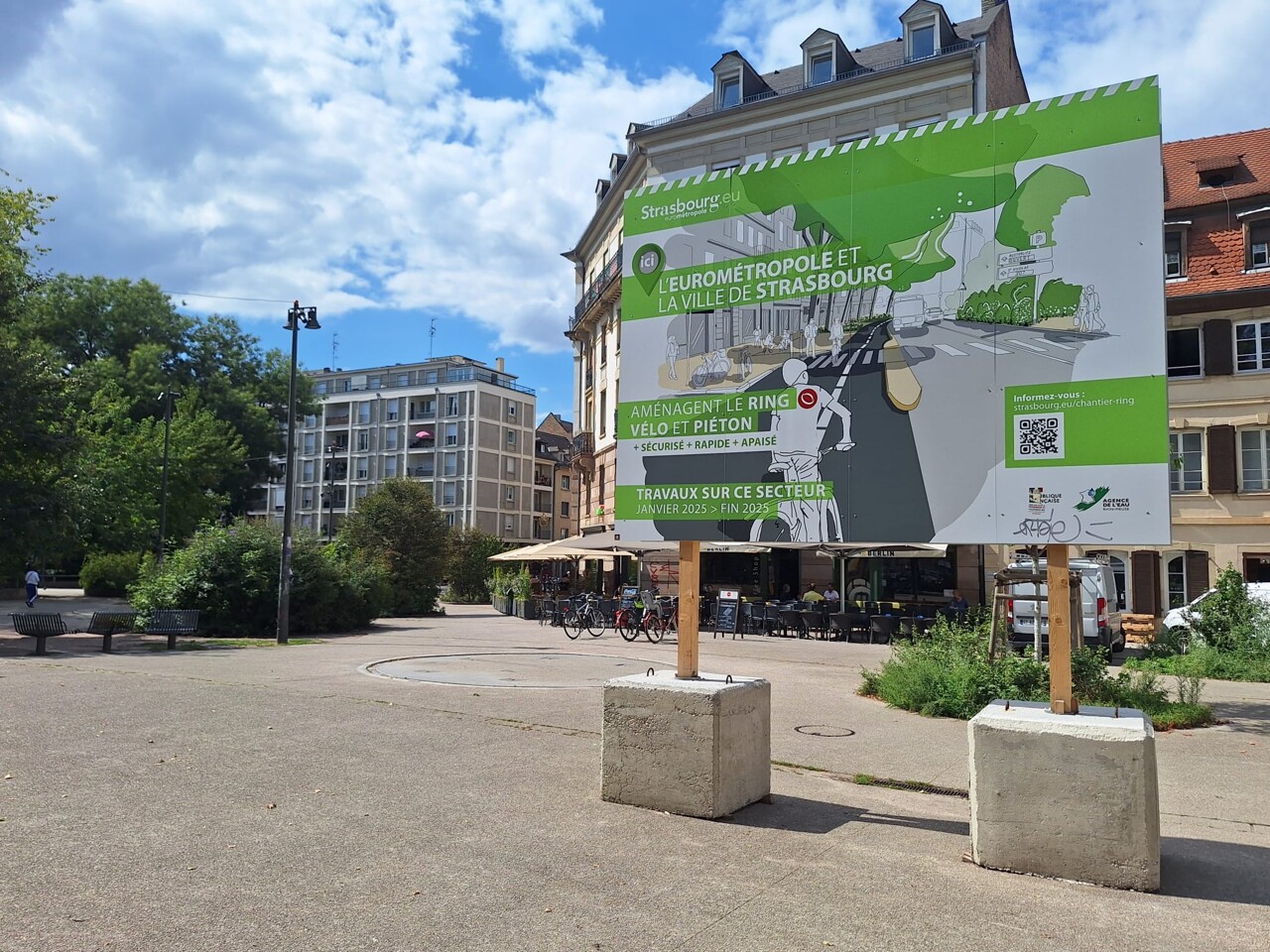 bientôt une piste cyclable dans le secteur de la place d'Austerlitz