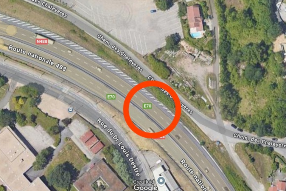 Ce tronçon de la RN488, à Saint-Etienne, sera fermé à la circulation pour une durée minimale de deux mois.