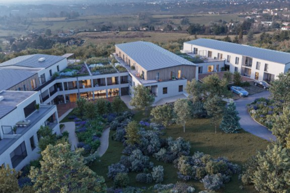Au total, 165 logements seront bâtis pour ce nouveau programme immobilier à Saint-Didier-au-Mont-d'Or, près de Lyon. 