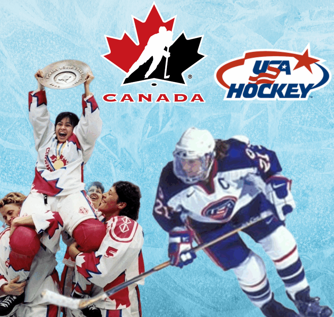 Hockey sur glace - Canada et USA aux origines de l'essor du hockey féminin