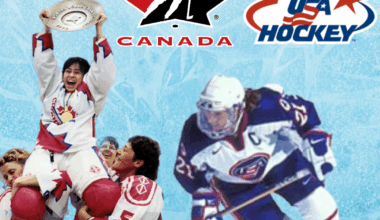 Hockey sur glace - Canada et USA aux origines de l'essor du hockey féminin