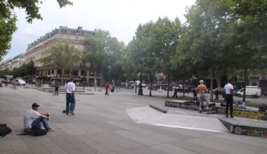 les skateurs fous de République