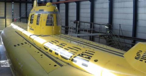 le hangar du sous-marin Saga fermé en urgence pour risque de ruine