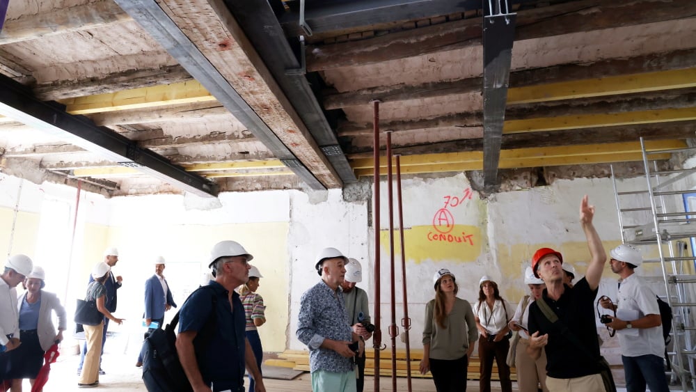la requalification devient visible dans le centre-ville