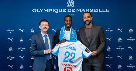 Timothy Weah est déjà comme dans sa maison à Marseille