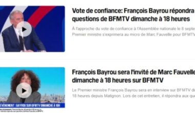 Arnaque : En perte de vitesse, la chaîne BFM TV fait croire à ses téléspectateurs qu'elle a décroché une interview de François Bayrou ce dimanche à 18h...