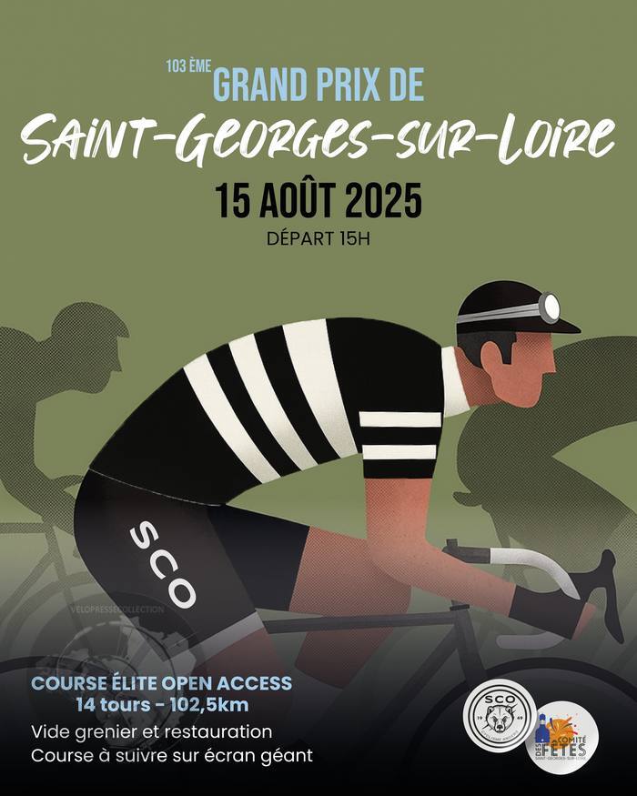 St Georges sur Loire 15 août 2025 infos de course cycliste