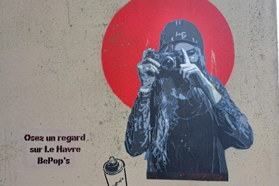 Où est installé ce collage de Bepop ? 