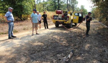 Ces spécialistes qui viennent en appui aux pompiers pour lutter contre la reprise des feux en sud-Charente