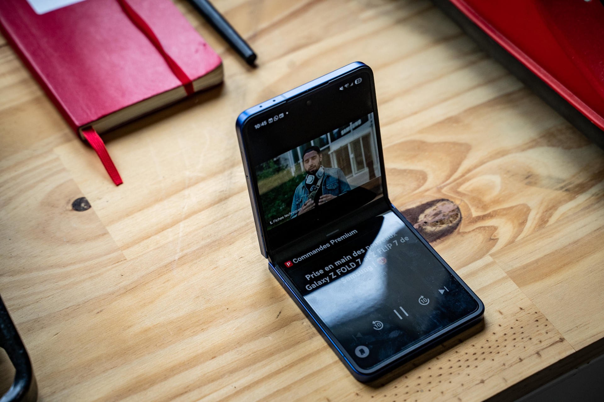 Test Galaxy Z Flip7 Samsung Youtube